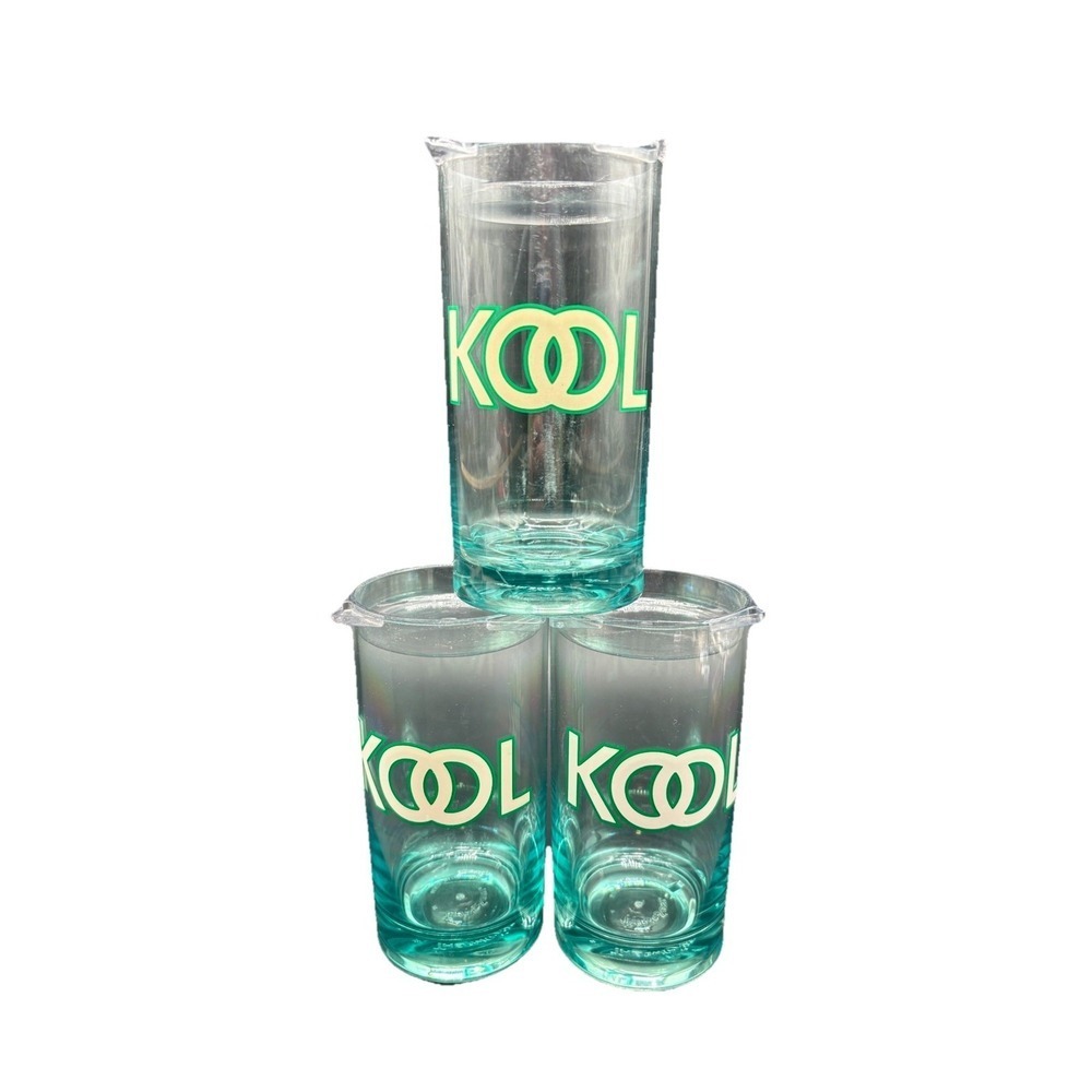 Thermo-Serv Kool Cigarettes Tumblers Teal New Vintage Set‎ of 3 Insulated